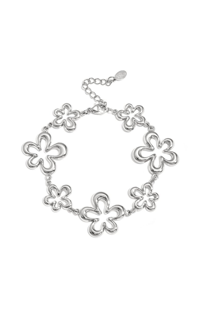 Armband met koraalvormige speelse bloemenRojaluxe