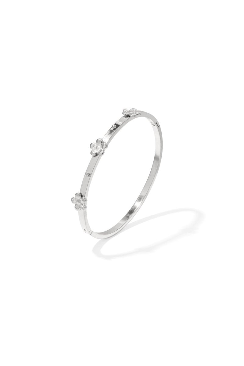 Bangle Armband met Bloem - 2 kleurenRojaluxe