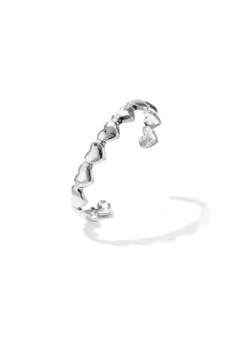 Bangle met gedeukte hartjesRojaluxe
