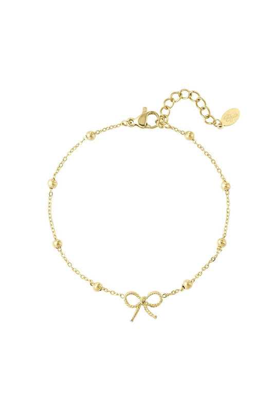 Beaded Bow Bracelet - 2 kleurenRojaluxe