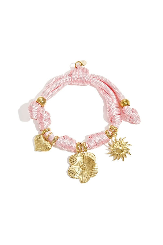 Bedelarmband met sierlijke hangersRojaluxe