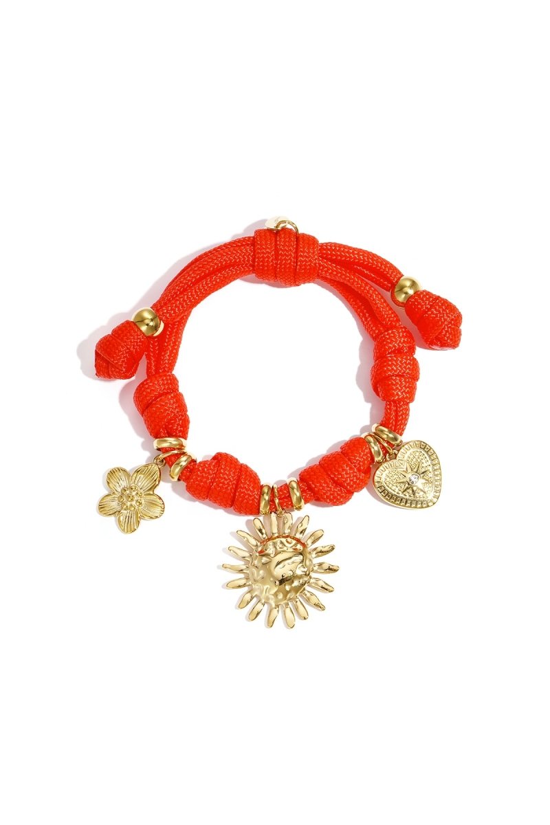 Bedelarmband met sierlijke hangersRojaluxe