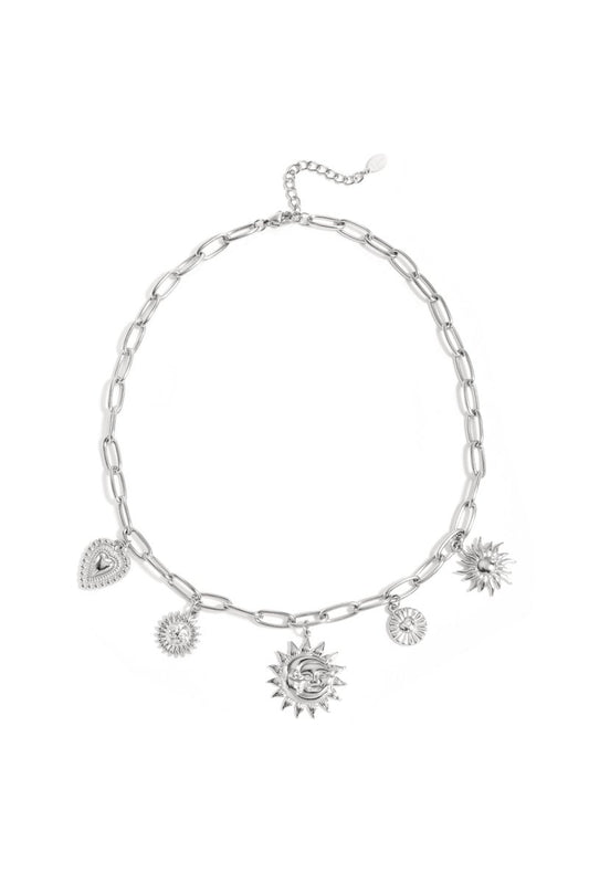 Bedelketting met Symbolen - 2 kleurenRojaluxe