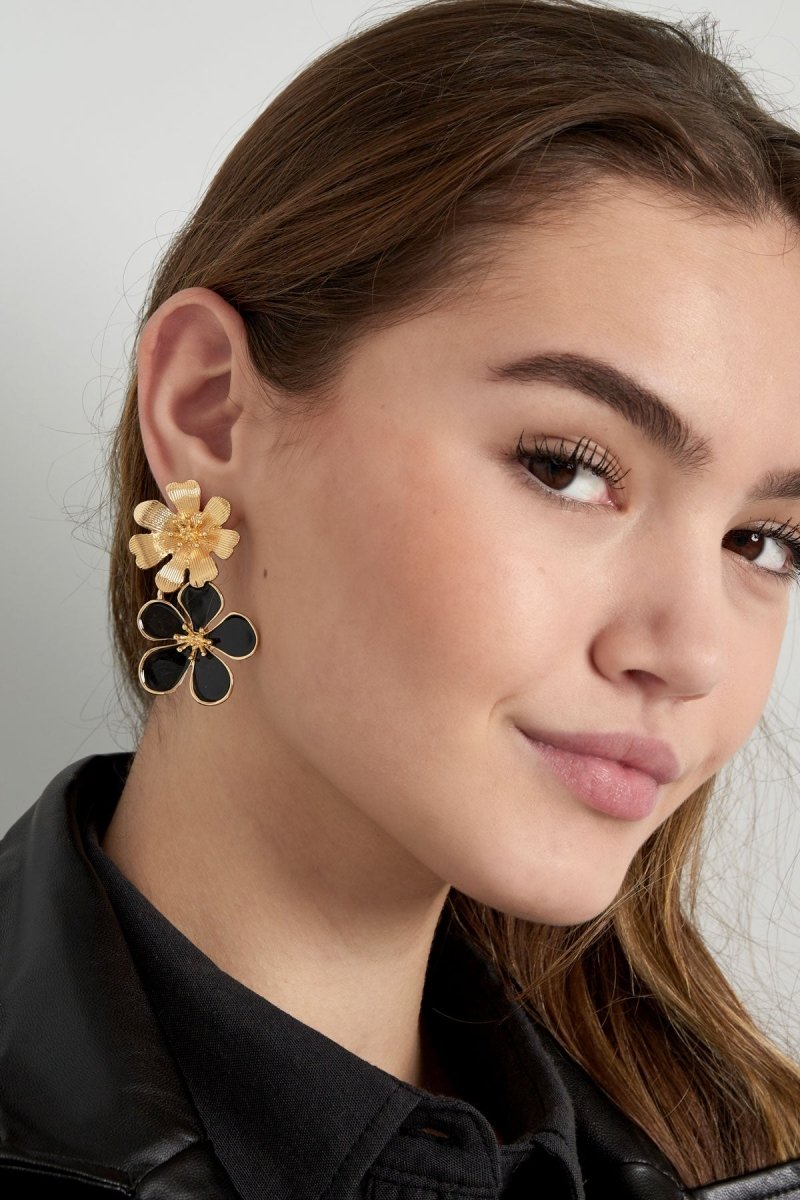 Bloom Duo Earrings - 5 kleurenRojaluxe