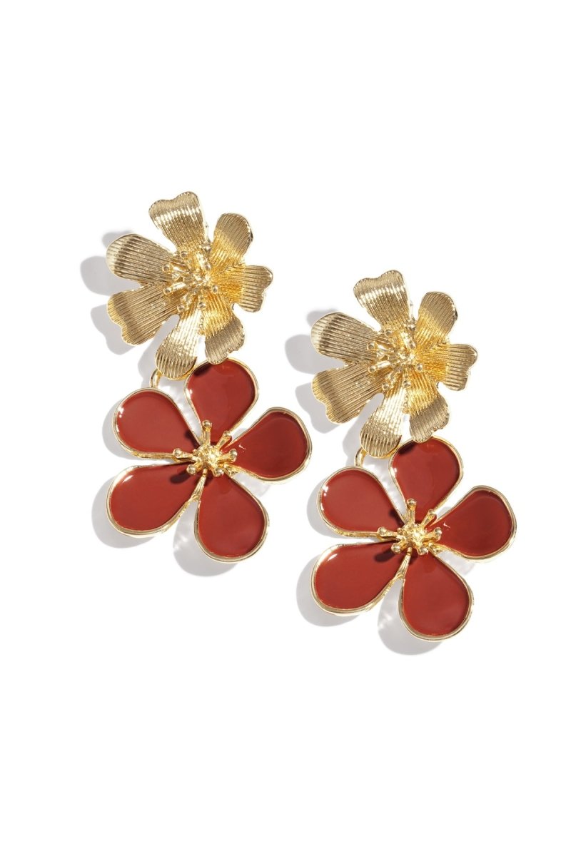 Bloom Duo Earrings - 5 kleurenRojaluxe