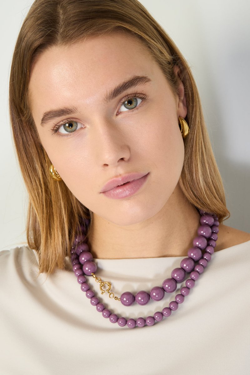 Bold kralenketting - 15 kleurenRojaluxe