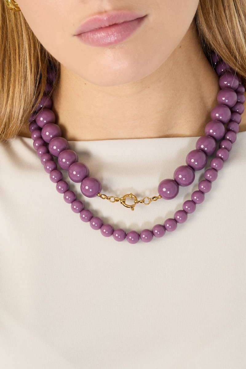 Bold kralenketting - 15 kleurenRojaluxe