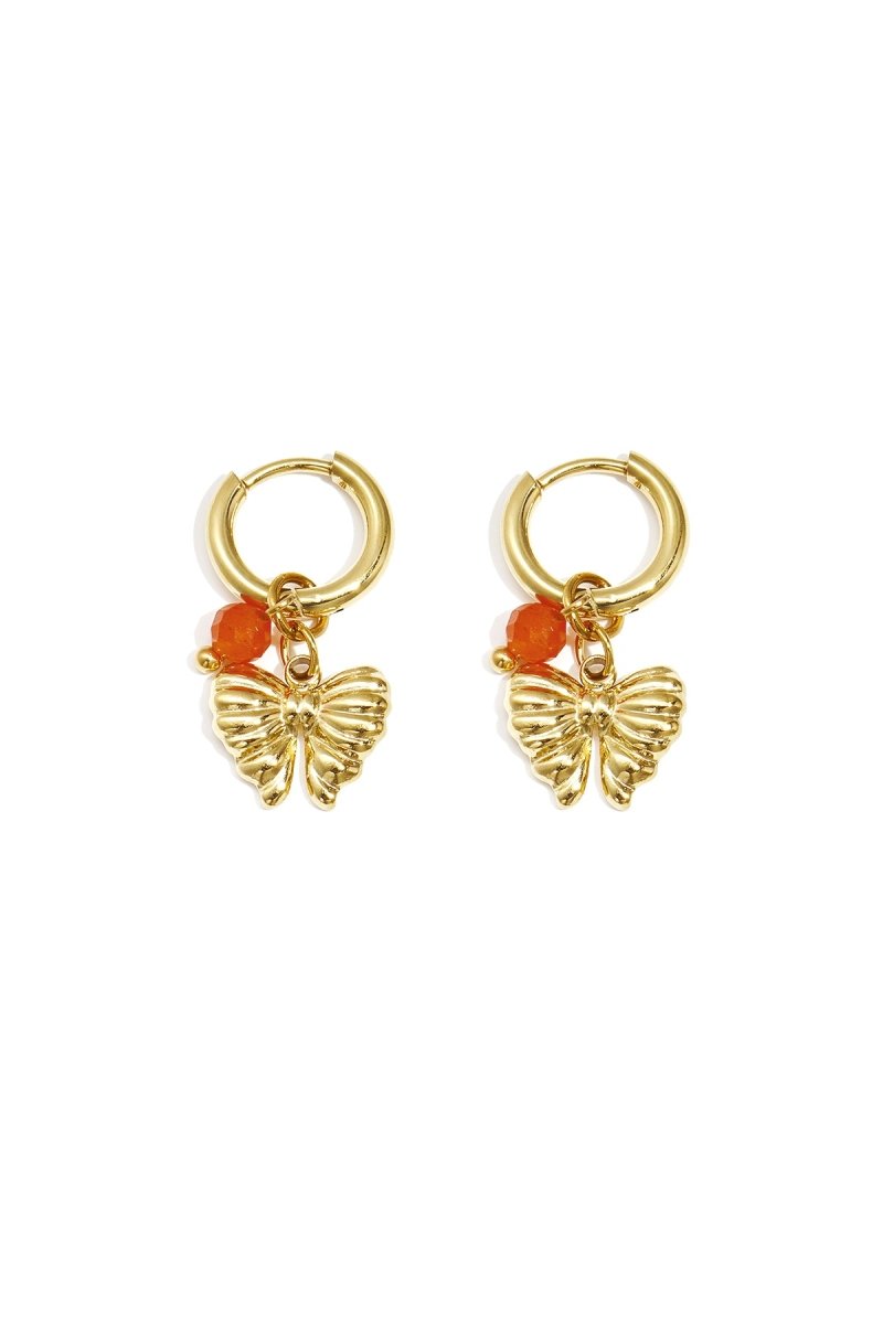 Bow Charm Hoops - 3 kleurenRojaluxe