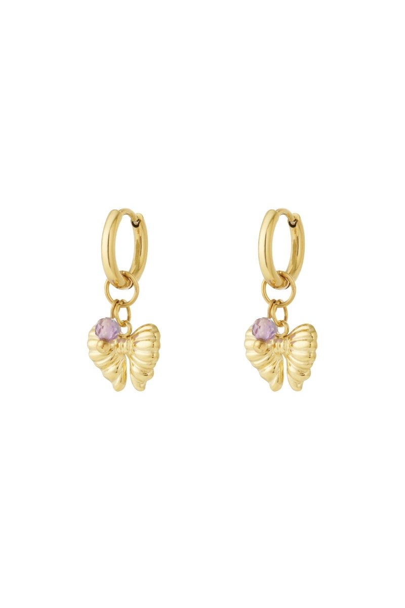 Bow Charm Hoops - 3 kleurenRojaluxe