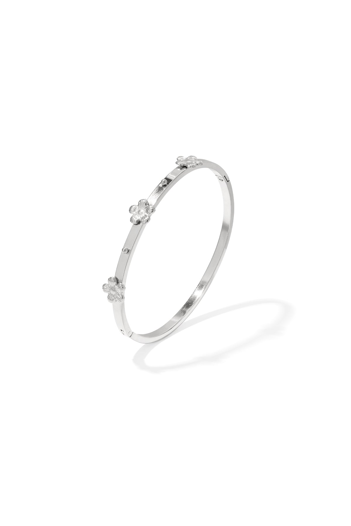 Armbanden van roestvrij staal, bloemen, casual, dagelijks, eenvoudig, serie, damessieraden