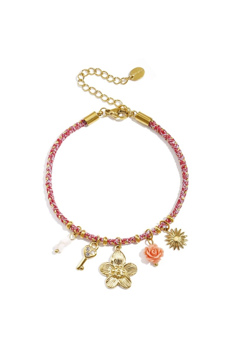 Charm Garden Rope BraceletRojaluxe