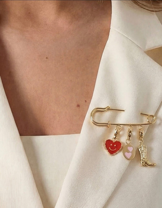 Charm Pin BroochRojaluxe