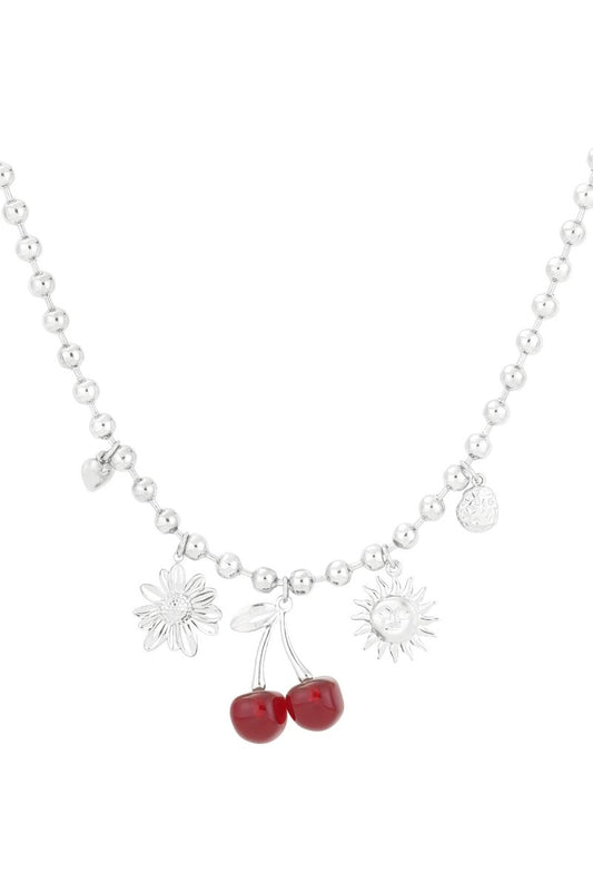 cherry crush ketting - 2 kleurenRojaluxe
