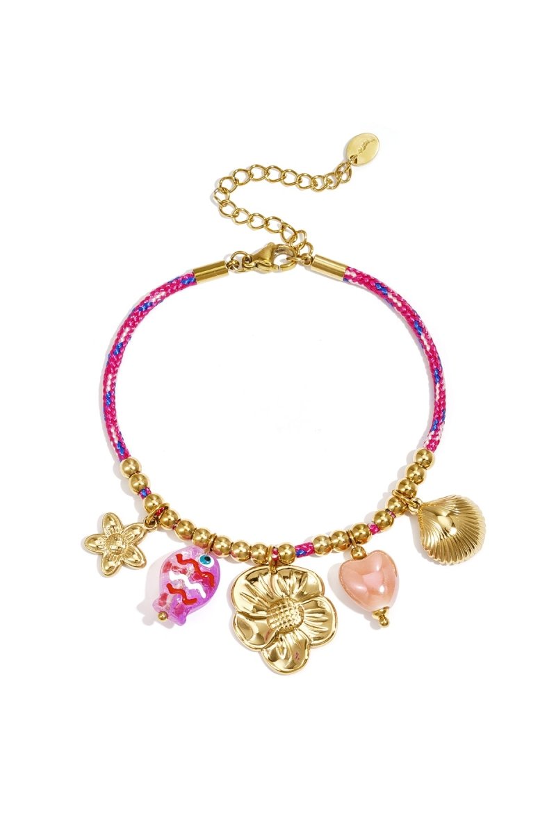 Coastal Charm Rope BraceletRojaluxe