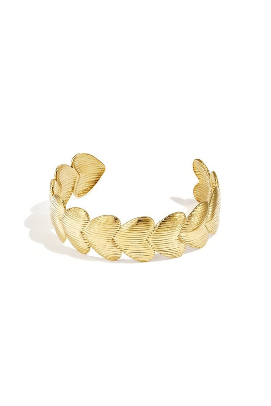 Cuff met gestreepte hartenRojaluxe
