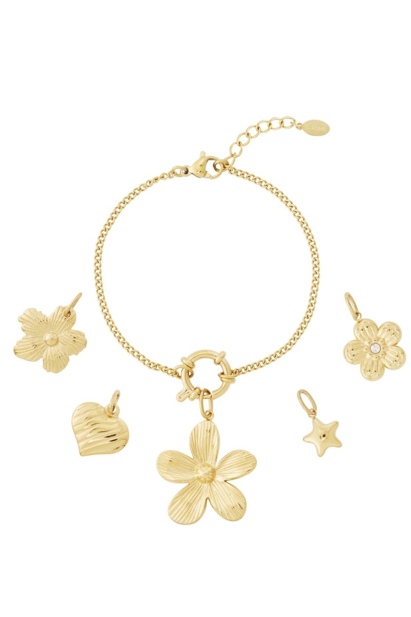 DIY-armband met bloemenRojaluxe