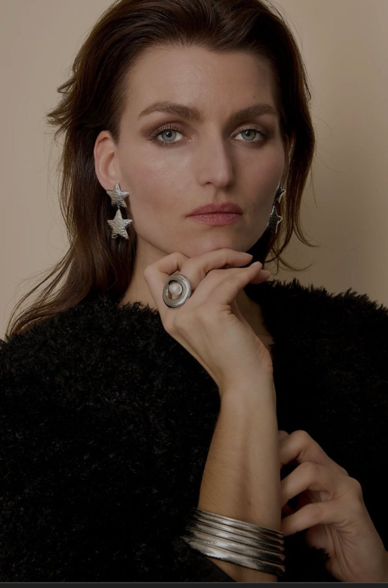 Double Star Drop Earrings - 2 kleurenRojaluxe