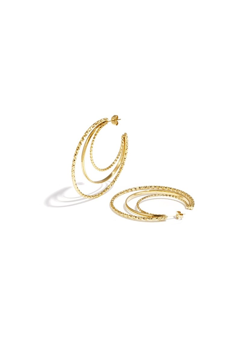 Double Twist Hoops - 2 kleurenRojaluxe
