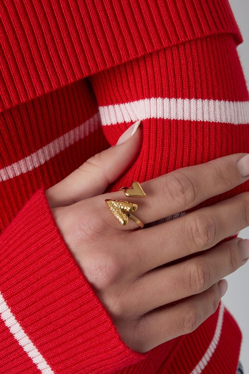 dual affection ring - 2 kleurenRojaluxe