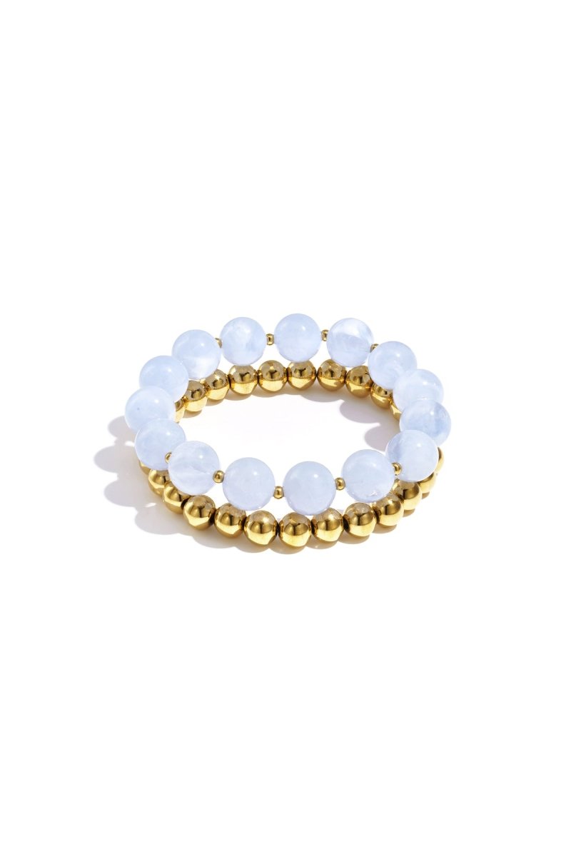 Dubbele armband met kralen - 4 kleurenRojaluxe