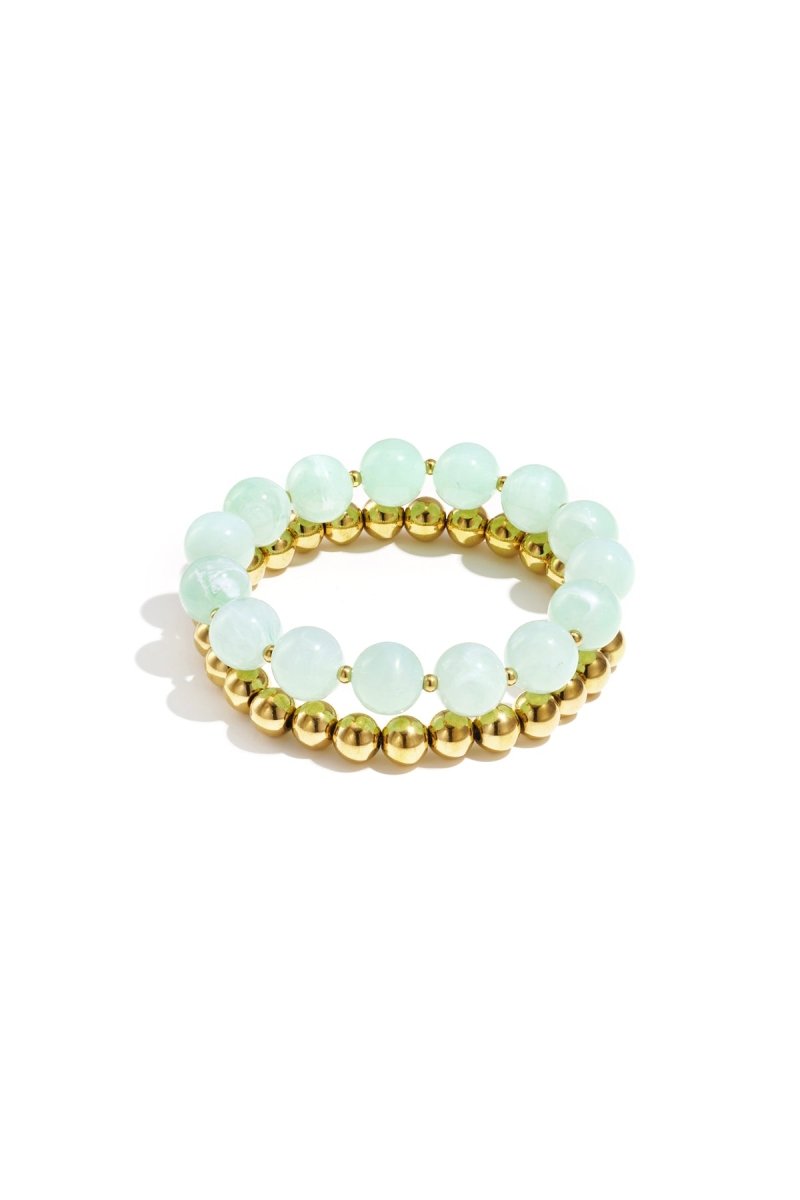 Dubbele armband met kralen - 4 kleurenRojaluxe