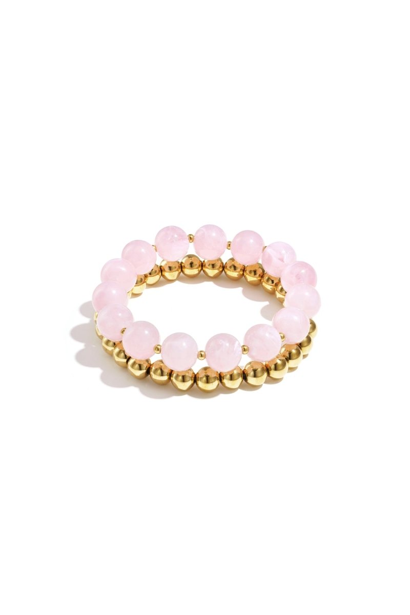 Dubbele armband met kralen - 4 kleurenRojaluxe