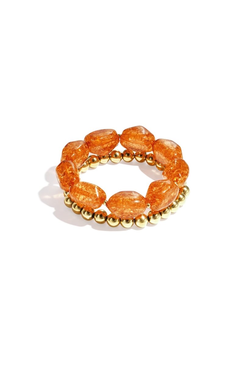 Dubbele armband met Speels Design - 2 kleurenRojaluxe