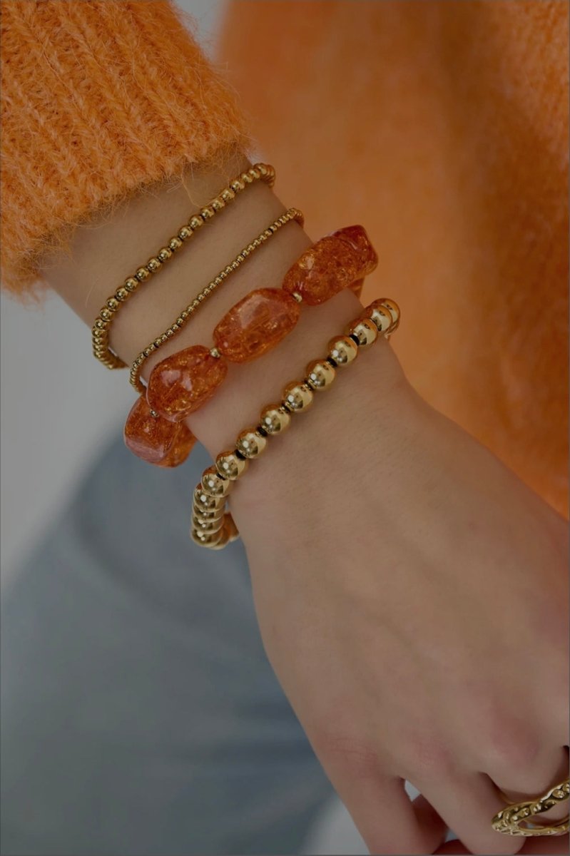 Dubbele armband met Speels Design - 2 kleurenRojaluxe