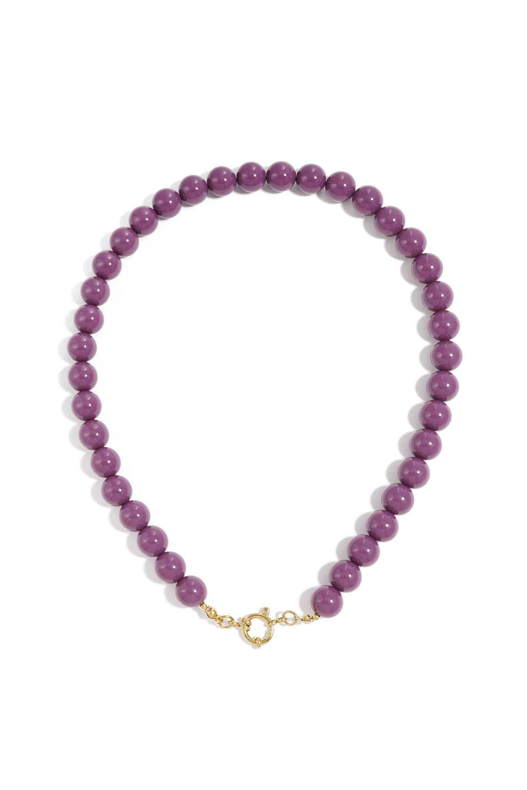 Gekleurde kleine kralenketting-12mm