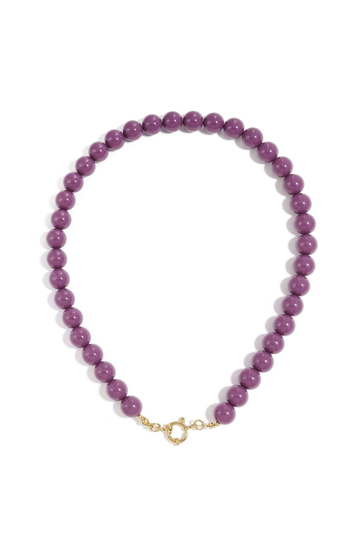 Gekleurde kleine kralenketting-12mm