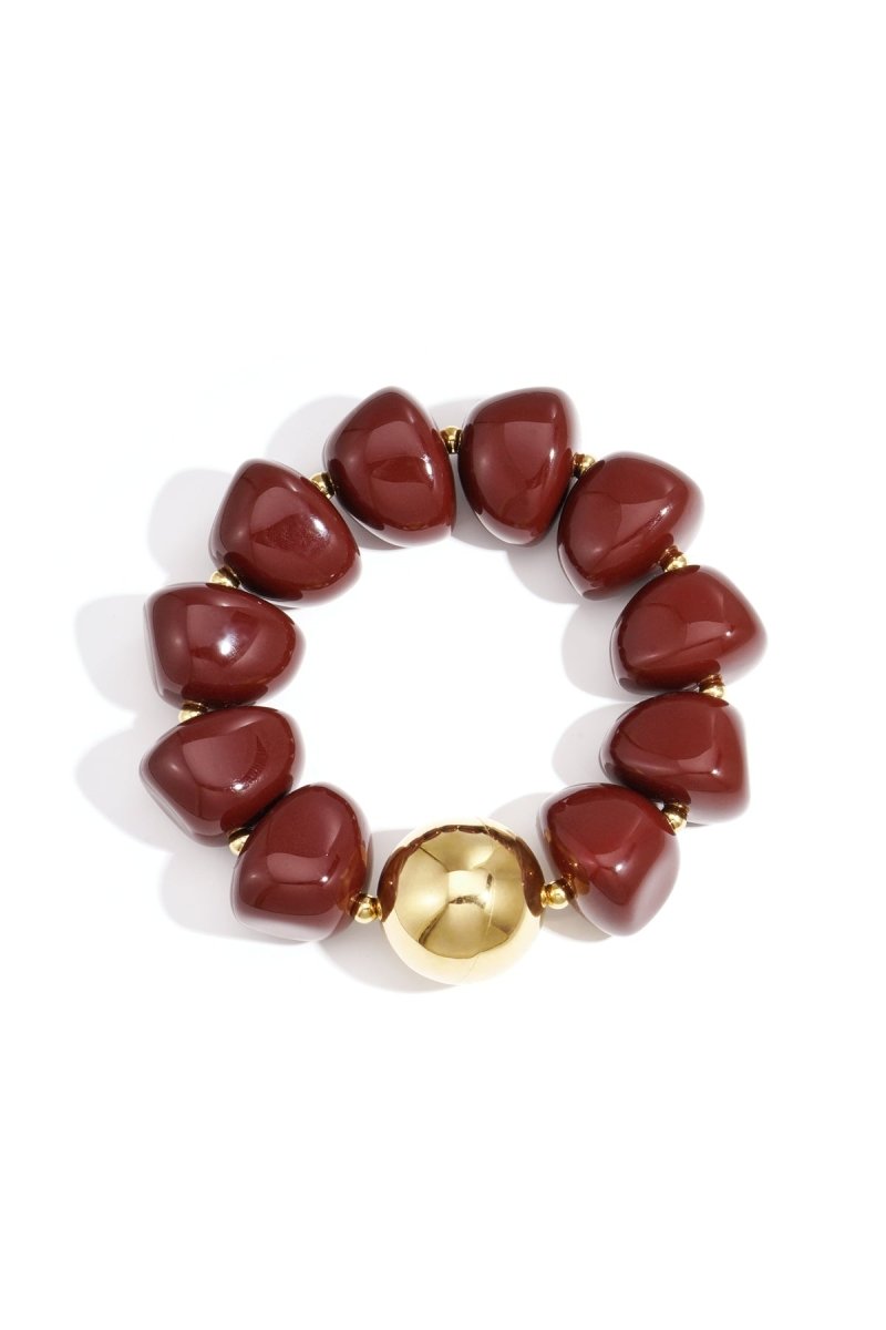 Elastische armband met kralen - 4 kleurenRojaluxe