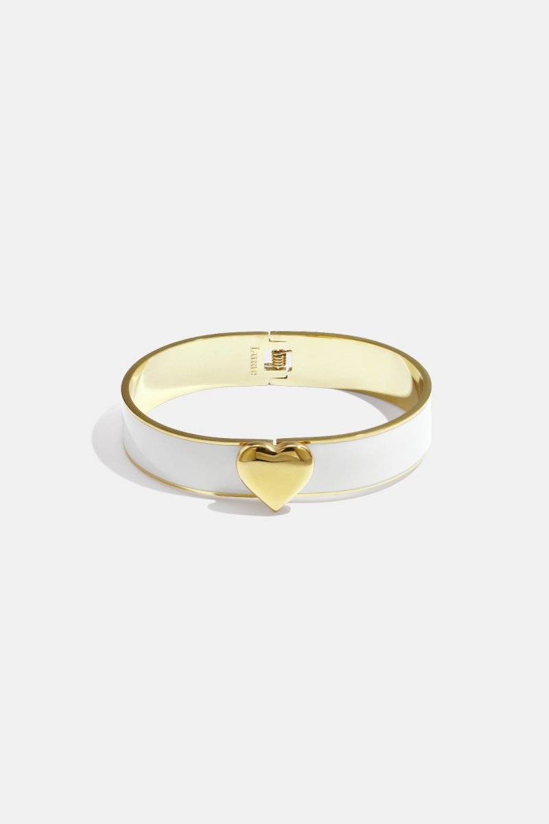 Enamel Heart Statement Bangle - 5 kleurenRojaluxe