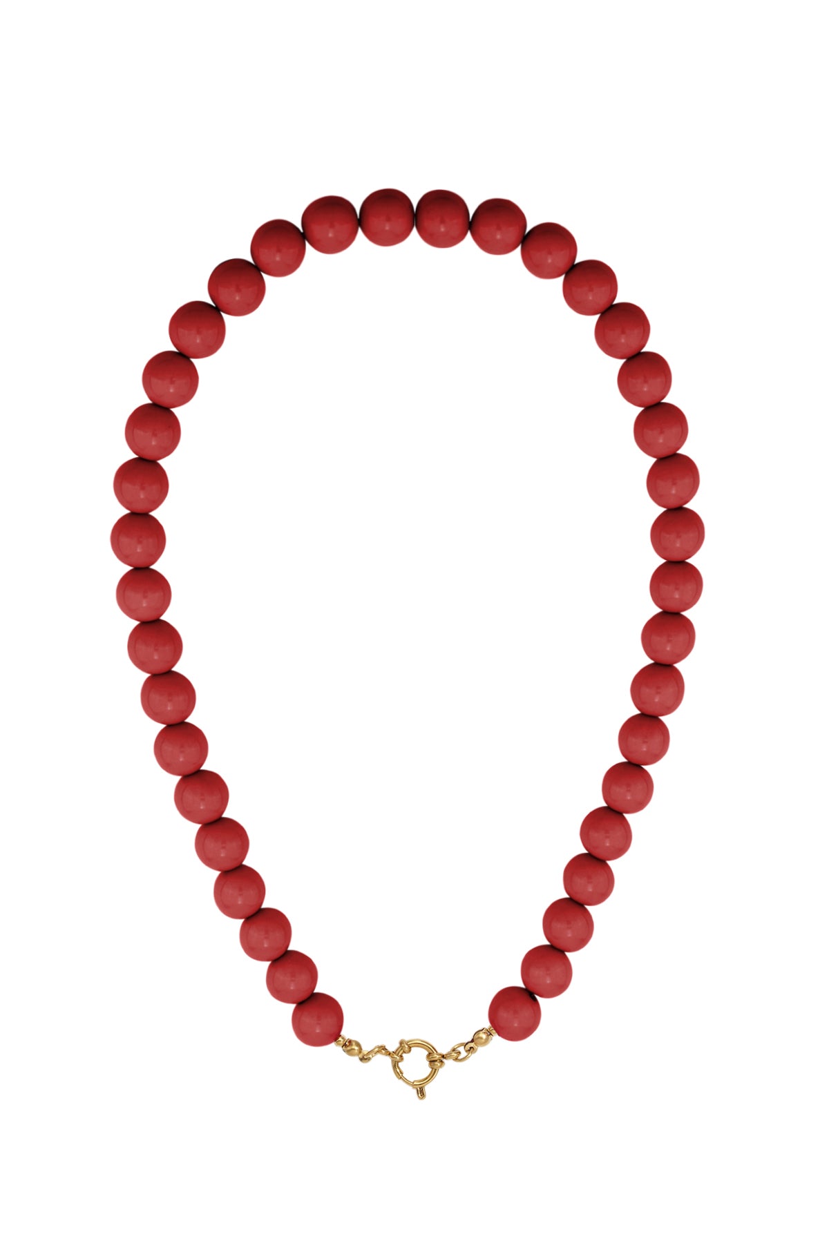 Gekleurde kleine kralenketting-12mm
