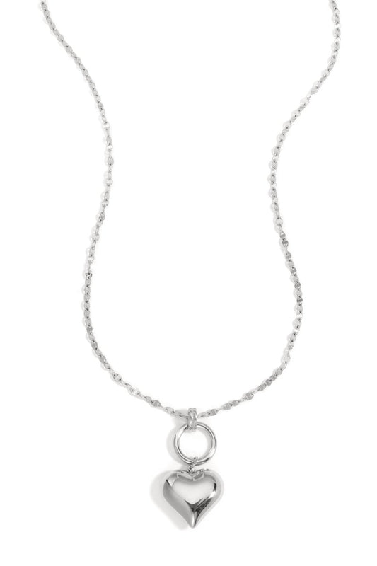 Gouden ketting met hart hanger - 2 kleurenRojaluxe