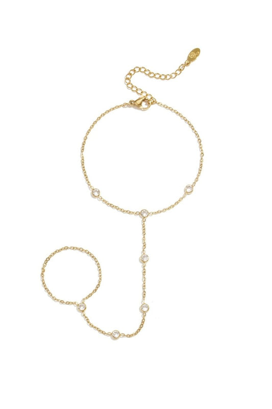 Handchain met ronde steentjesRojaluxe