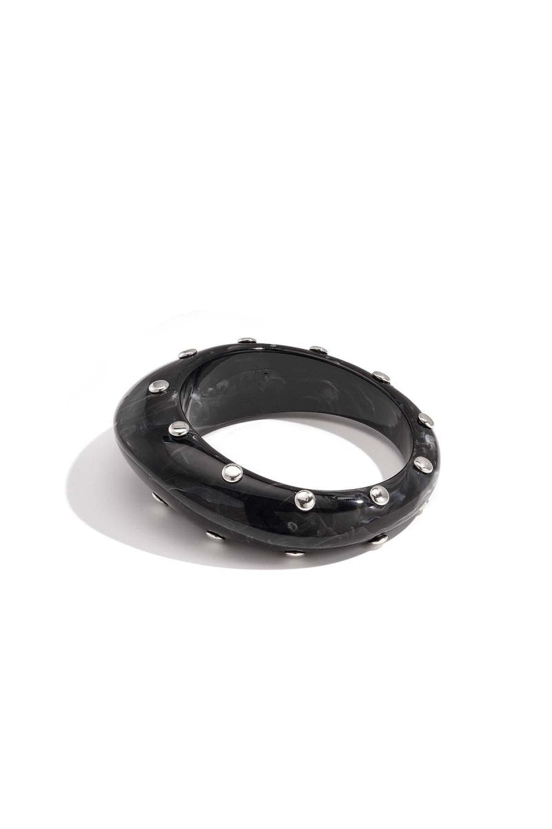 Hars bangle armband met studsRojaluxe