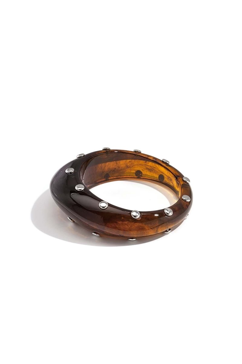 Hars bangle armband met studsRojaluxe