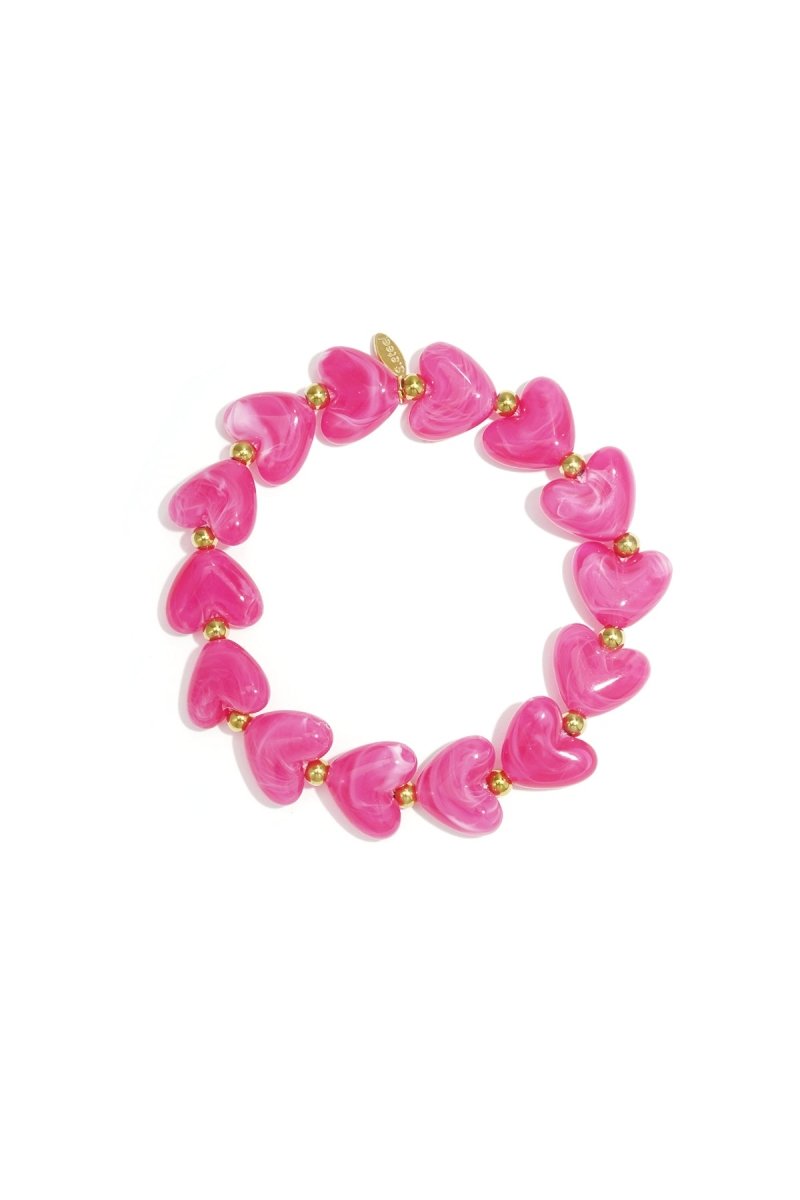 Hartjes armband - 18 kleurenRojaluxe
