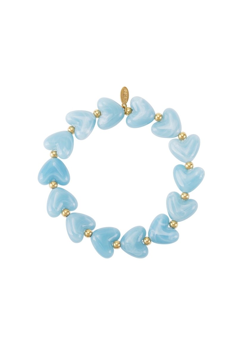Hartjes armband - 18 kleurenRojaluxe