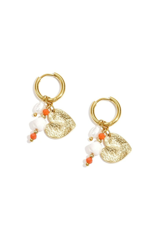 Heart Breeze Hoops - 2 kleurenRojaluxe