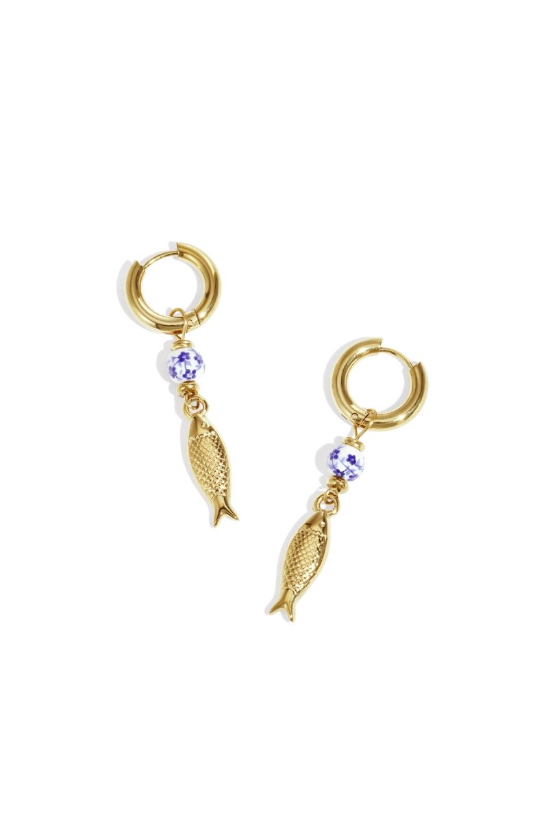 Hoops met Decoratieve Hanger en KraalRojaluxe