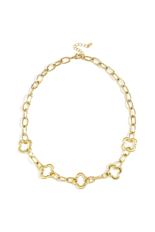 Ketting Klaver - 2 kleurenRojaluxe