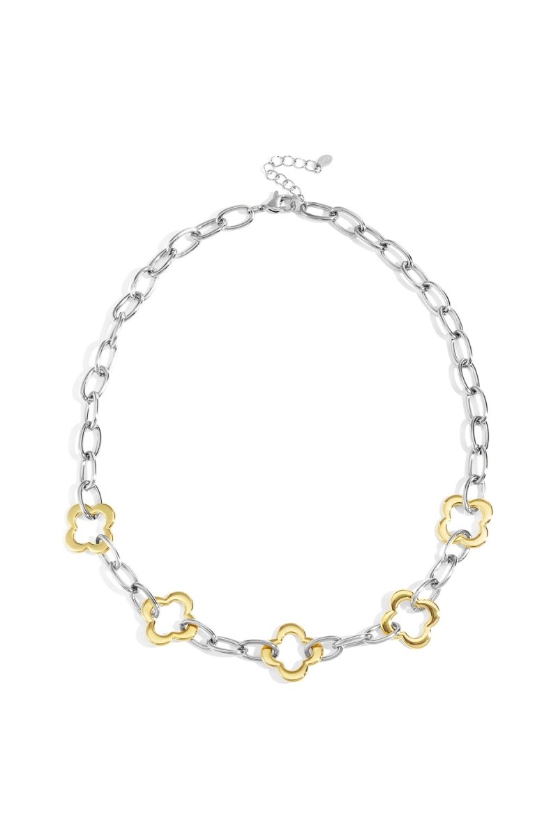 Ketting Klaver - 2 kleurenRojaluxe