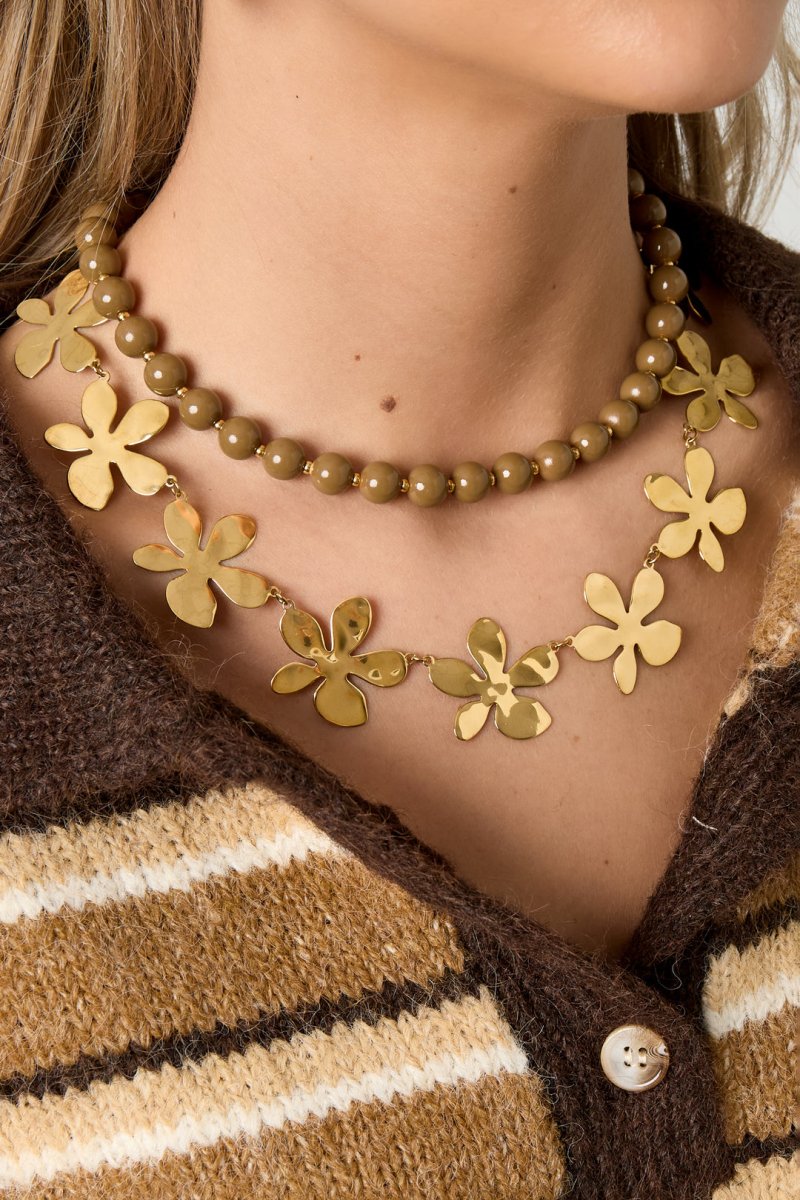 Ketting met bloemenRojaluxe