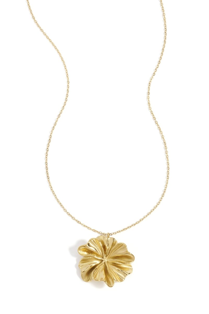Ketting met bloemhanger - 2 kleurenRojaluxe