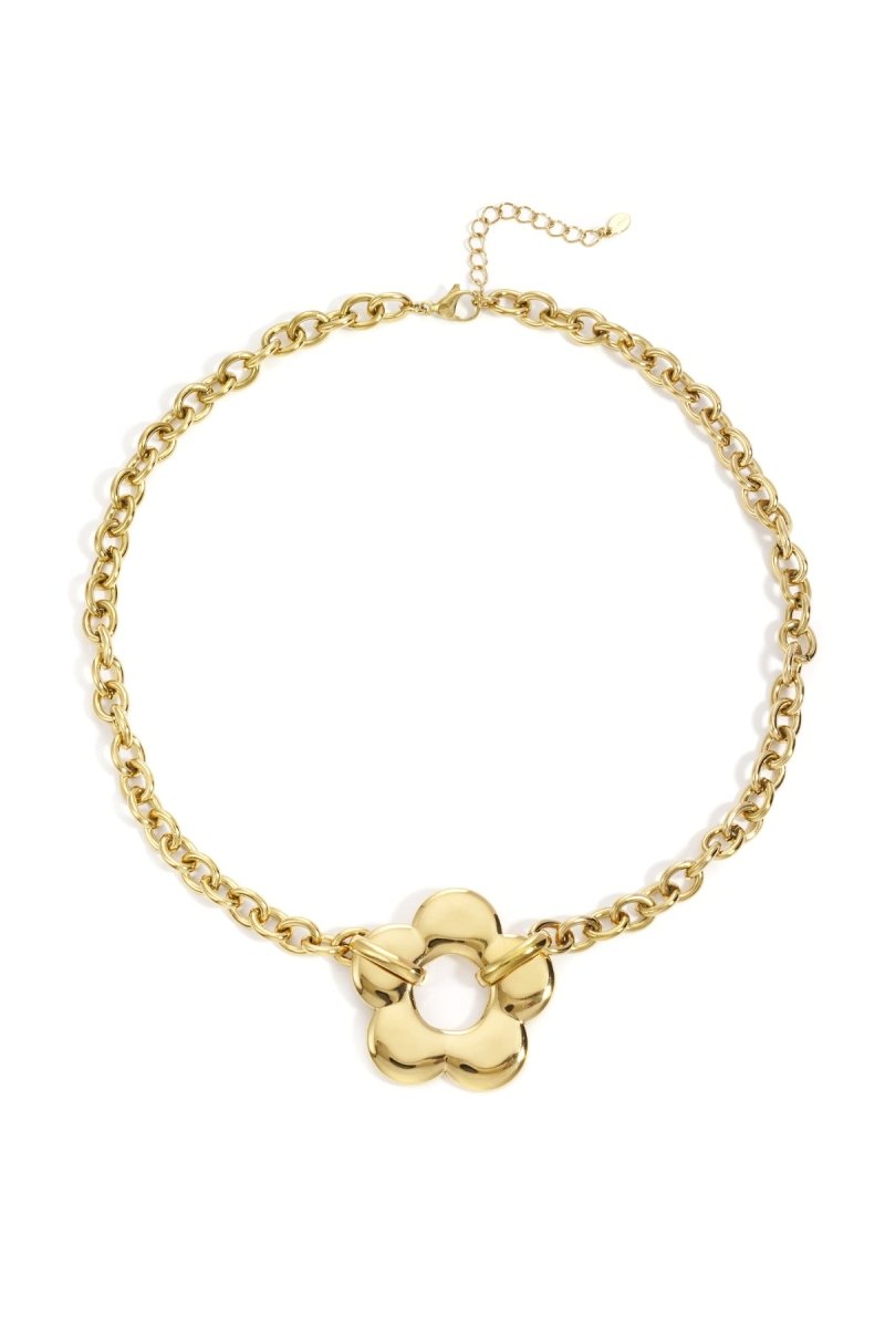Ketting met bloemvormige hangerRojaluxe