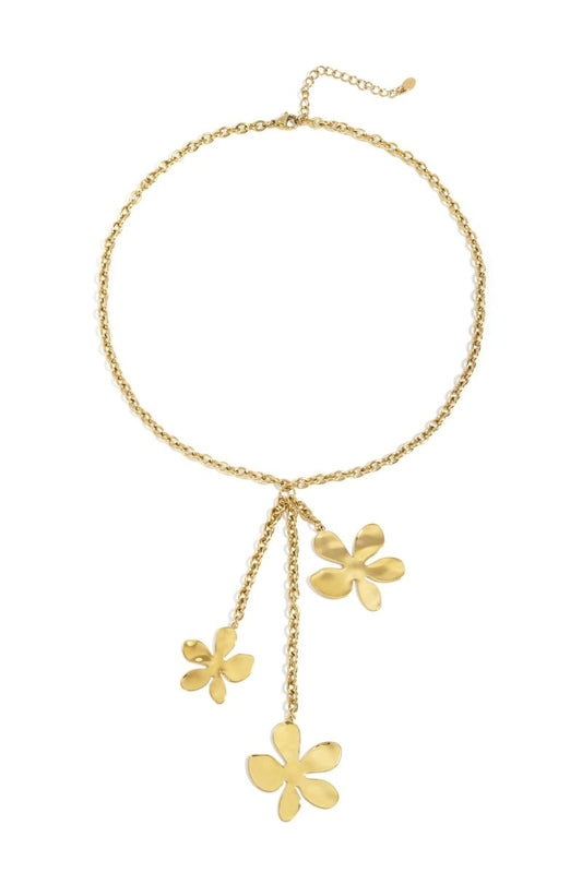 Ketting met Bloemvormige HangersRojaluxe