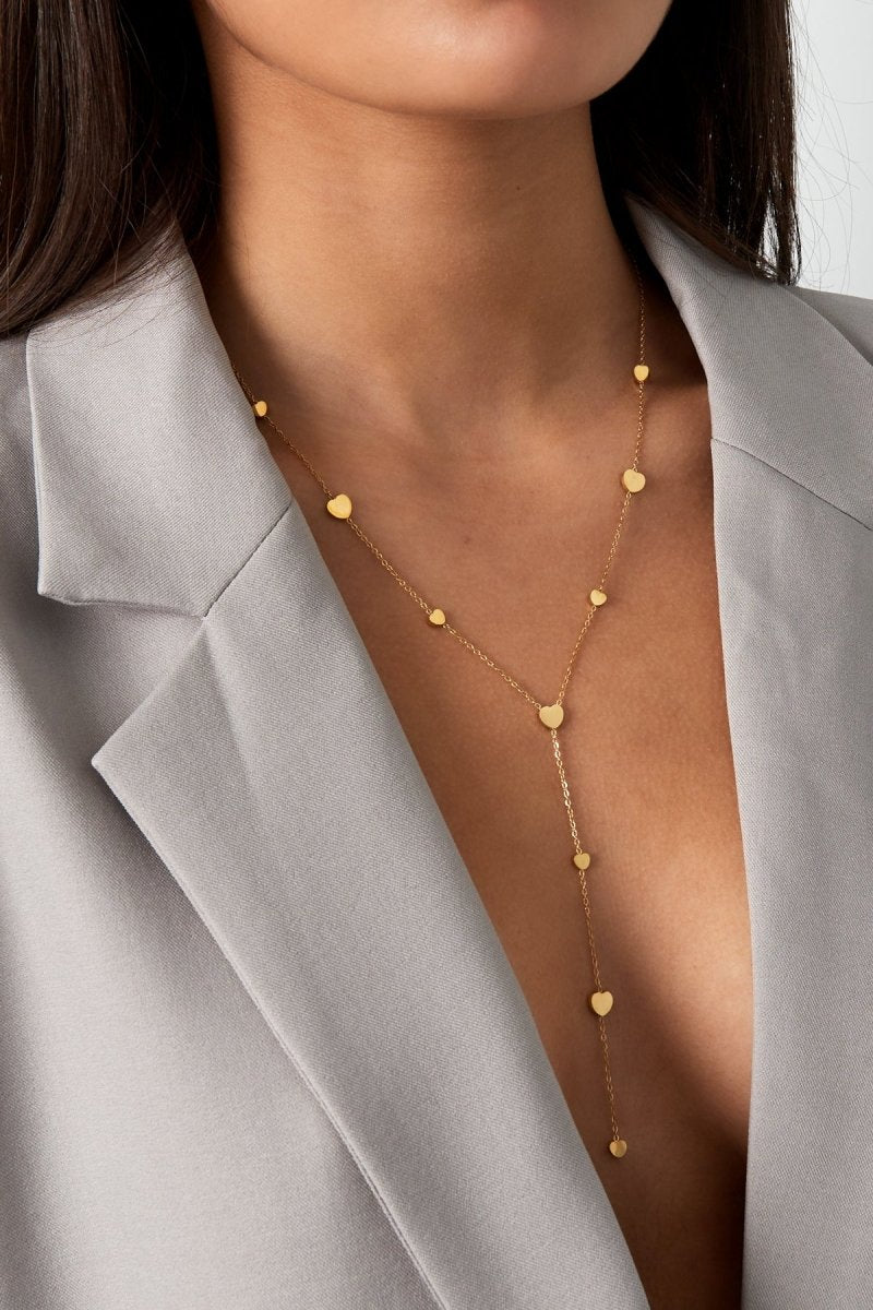 Ketting met Hartjesdetails - 2 kleurenRojaluxe