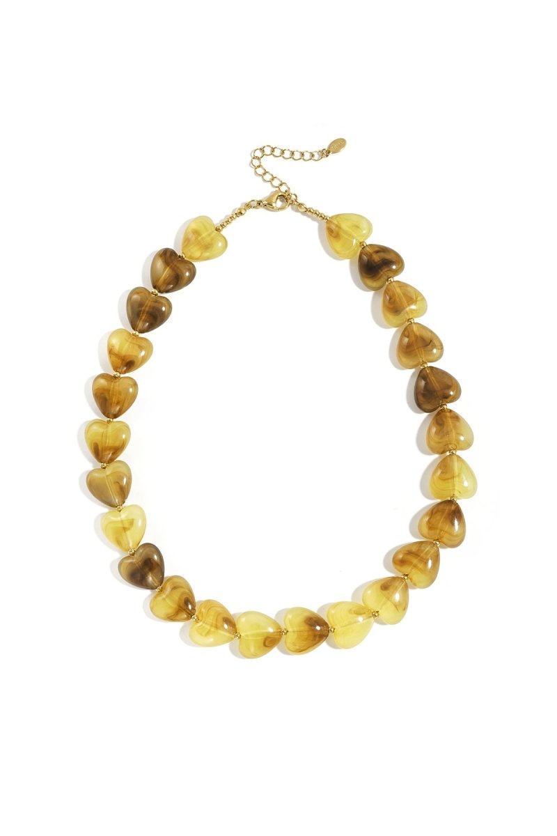 Ketting met Hartvormig Design - 5 kleurenRojaluxe