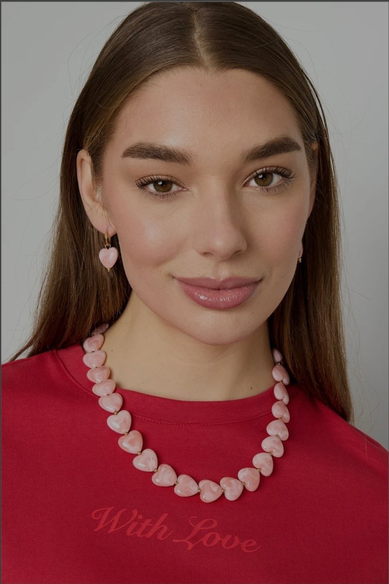 Ketting met Hartvormig Design - 5 kleurenRojaluxe